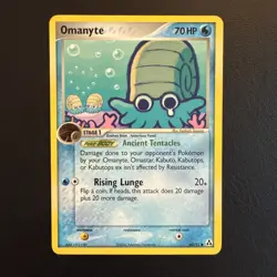Omanyte 60/92 - EX Legend Maker - Non Holo Common - MP - Image 1