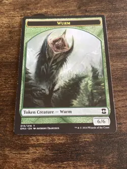 Wurm 13/16 Token Eternal Masters MTG Magic The Gathering B11468* - Image 1