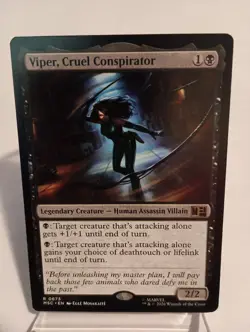 x1 Viper, Cruel Conspirator R MTG Commander: Marvel Super Heroes M/NM, English - Image 1