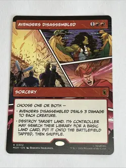 Avengers Disassembled Borderless Showcase Marvel Super Heroes 302 - Image 1
