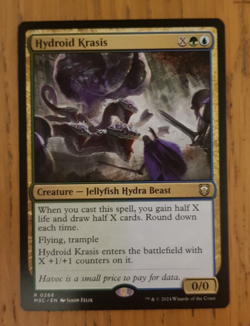 Hydroid Krasis MTG NM Regular Commander: Modern Horizons 3 Magic the Gathering - Image 1