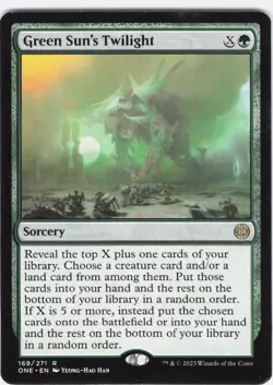 Green Sun's Twilight #169 Phyrexia: All Will Be One Regular Rare *Buy 2 Get 1 - Image 1