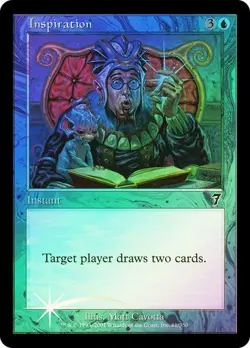 7th Edition MTG FOIL Inspiration Magic - Image 1
