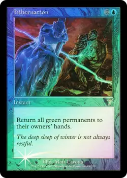 7th Edition MTG FOIL Hibernation Magic - Image 1