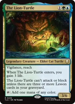 The Lion-Turtle *FOIL* - Avatar: The Last Airbender - 232 - LP/NM - Image 1