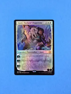 1x Ajani Outland Chaperone Lorwyn Eclipsed Legendary Planeswalker ECL Mtg 4 Foil - Image 1
