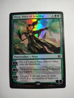 Nissa, Voice of Zendikar Foil Duel Decks Magic: The Gathering - Image 1