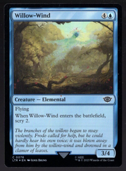 Willow-Wind 0076 Common Foil Lord of the Rings MTG Near Mint - Image 1
