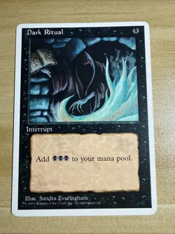 Dark Ritual | MTG 4th Fourth Edition 4ED | Magic The Gathering | NM - Image 1