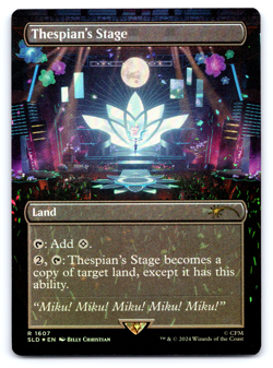 Thespian's Stage (1607) (Rainbow Foil) - Secret Lair MTG - Image 1