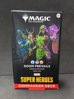 Sealed Marvel Super Heroes Commander Deck – Doom Prevails Sealed - Image 1