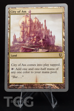 City of Ass - Unhinged Regular - Magic the Gathering - Image 1