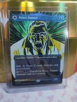 (Preorder) Bruce Banner (Borderless) EN [MSH - 390] - NM [Foil] TCG MTG - Image 1