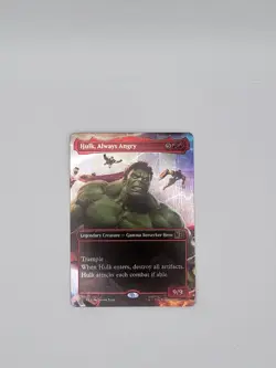 MTG Hulk, Always Angry (Borderless) Foil 0502 - Commander: Marvel Super Heroes - Image 1