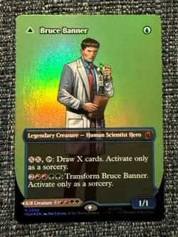 Bruce Banner / The Incredible Hulk (Borderless) (0359) Marvel Super Heroes Foil - Image 1