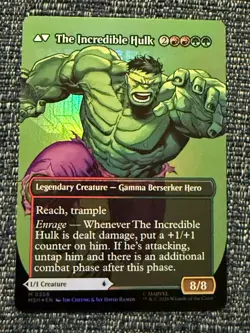 Bruce Banner / The Incredible Hulk (Borderless) (0359) Marvel Super Heroes Foil - Image 2