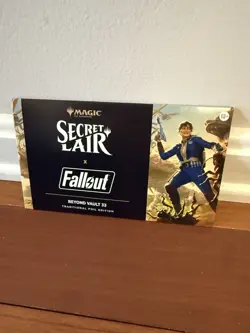 MTG Secret Lair Fallout Beyond Vault 33 - Traditional Foil Edition​ - New/Sealed - Image 1
