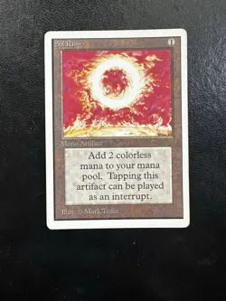 Wizards of the Coast Sol Ring MTG Unlimited Uncommon Artifact Regular English - Image 1
