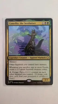 MTG - Camellia, the Seedmiser - BLB - 207 - Rare - NM - Image 1