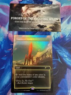 Command Tower Foil Fallout Greet the Dog Secret Lair 7097 - Image 1