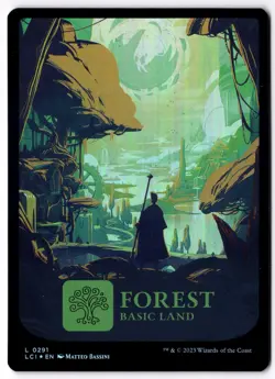 Forest LCI 291 Magic: The Gathering Foil Land NM - Image 1