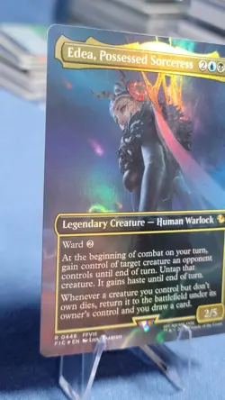 MTG - Edea, Possessed Sorceress Rare #0448 (Borderless) Foil NM - Image 5