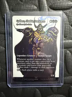 2025 Golbez, Clad in Darkness FCA 10 Foil MTG FIN Foil Mint Final Fantasy - Image 1