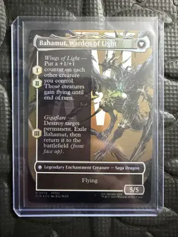 2025 Dion, Bahamut's Dominant / Bahamut, Warden of Light FIN 376 Foil MTG - Image 2