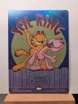 Sol Ring Foil 2672 Secret Lair Garfield: Motivationally Challenged - Image 1