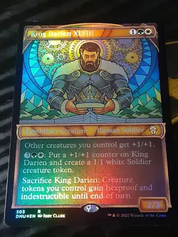 King Darien XLVIII Showcase FOIL , Dominaria United , NM, MTG, FREE SHIPPING - Image 2