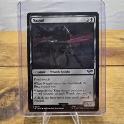 MTG Nazgul LTR Creature Wraith Deathtouch 0338 Regular English LOTR - Image 1