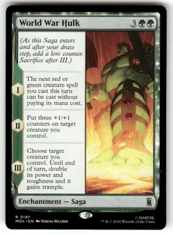 World War Hulk 197 Rare Marvel Super Heroes Magic: The Gathering Near Mint - Image 1