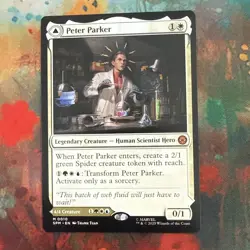 Magic: The Gathering MTG Peter Parker Marvel Amazing Spider-Man M (0010) - Image 1