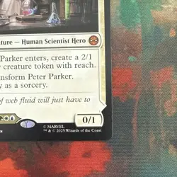 Magic: The Gathering MTG Peter Parker Marvel Amazing Spider-Man M (0010) - Image 4