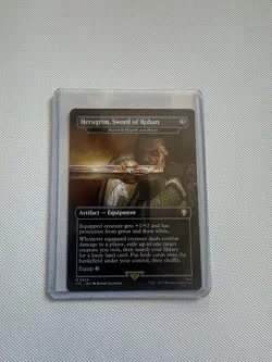 Herugrim, Sword of Rohan #354 (Borderless) (NM) (Foil) (LTC) Magic MTG - Image 1