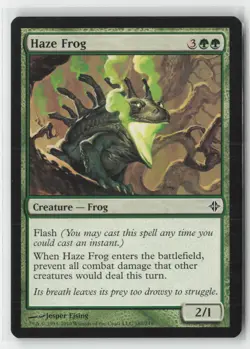 Haze Frog 187 Common Rise of the Eldrazi Magic: The Gathering Near Mint - Image 1