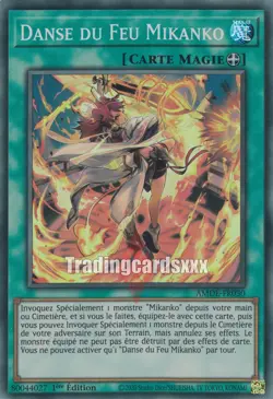 Yu-Gi-Oh! Danse du Feu Mikanko : SR AMDE-FR030 - Image 1