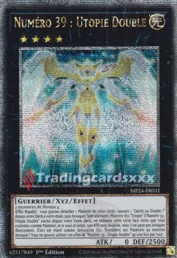 Yu-Gi-Oh! Numero 39 : Utopie Double : QCSE MP24-FR031 - Image 1