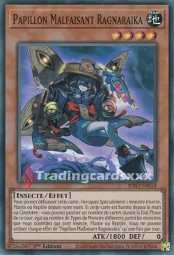 Yu-Gi-Oh! Papillon Malfaisant Ragnaraika : SR INFO-FR018 - Image 1