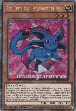 Yu-Gi-Oh! Bete Cristalline : Escarboucle de Rubis : QCSE MP24-FR020 - Image 1