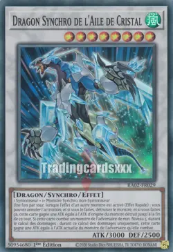 Yu-Gi-Oh! Dragon Synchro de l'Aile de Cristal : SR RA02-FR029 - Image 1