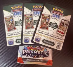 **NEW** 1x Prismatic Evolutions Redeem Code - Pokemon TCG Live - Image 1