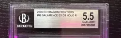 🌟 Pokemon Salamence EX 98/101 Dragon Frontiers 2006 - BGS 5.5 - Rare Holo EX 🌟 - Image 3