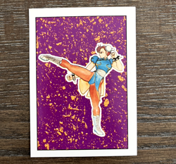 1993 Topps Street Fighter II #84 Lightning Kick Chun Li RARE SNES Nintendo - Image 1