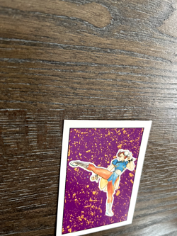 1993 Topps Street Fighter II #84 Lightning Kick Chun Li RARE SNES Nintendo - Image 3