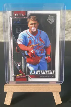 JJ Wetherholt 2026 Topps Series 2 Rookie SP Cardinals RC Baseball MLB #698 RARE! - Image 1