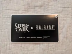 Magic the Gathering Secret Lair x Final Fantasy Weapons Rainbow Foil Edition - Image 1