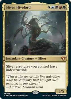 MTG English Sliver Hivelord NM Normal Commander Masters - Image 1