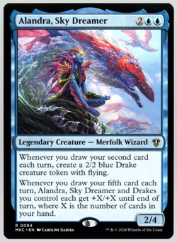 Alandra, Sky Dreamer 0094 Non Foil Rare Murders at Karlov Manor MTG Near Mint - Image 1