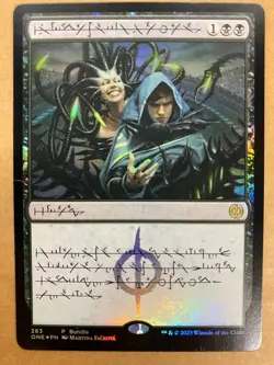 MTG 1x FOIL PHYREXIAN Phyrexian Arena 283 Phyrexia All Will Be One Magic x1 NM - Image 1